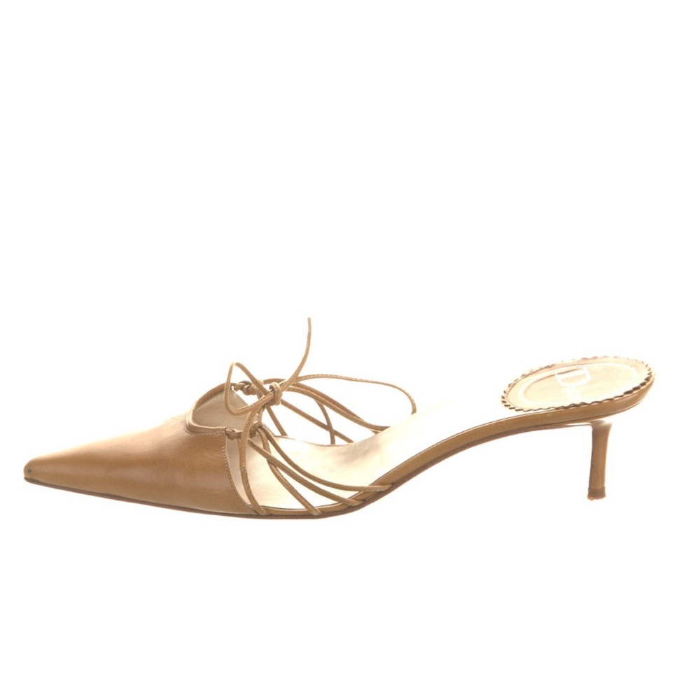 Christian Dior Vintage Leather Heel